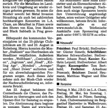 Zeitungsberichte