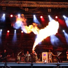Stahlzeit beim Strandkorb Open Air